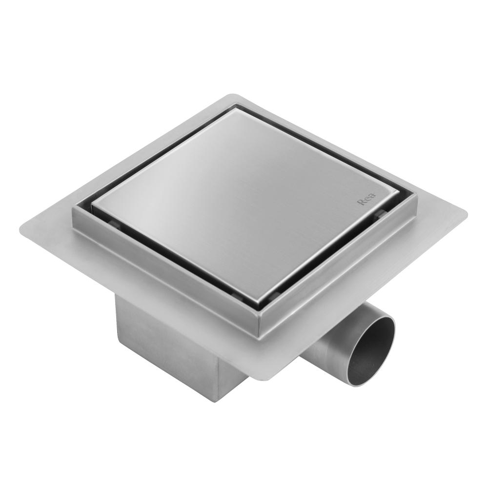 Lineaire afvoer REA NEO Brush Steel 12x12