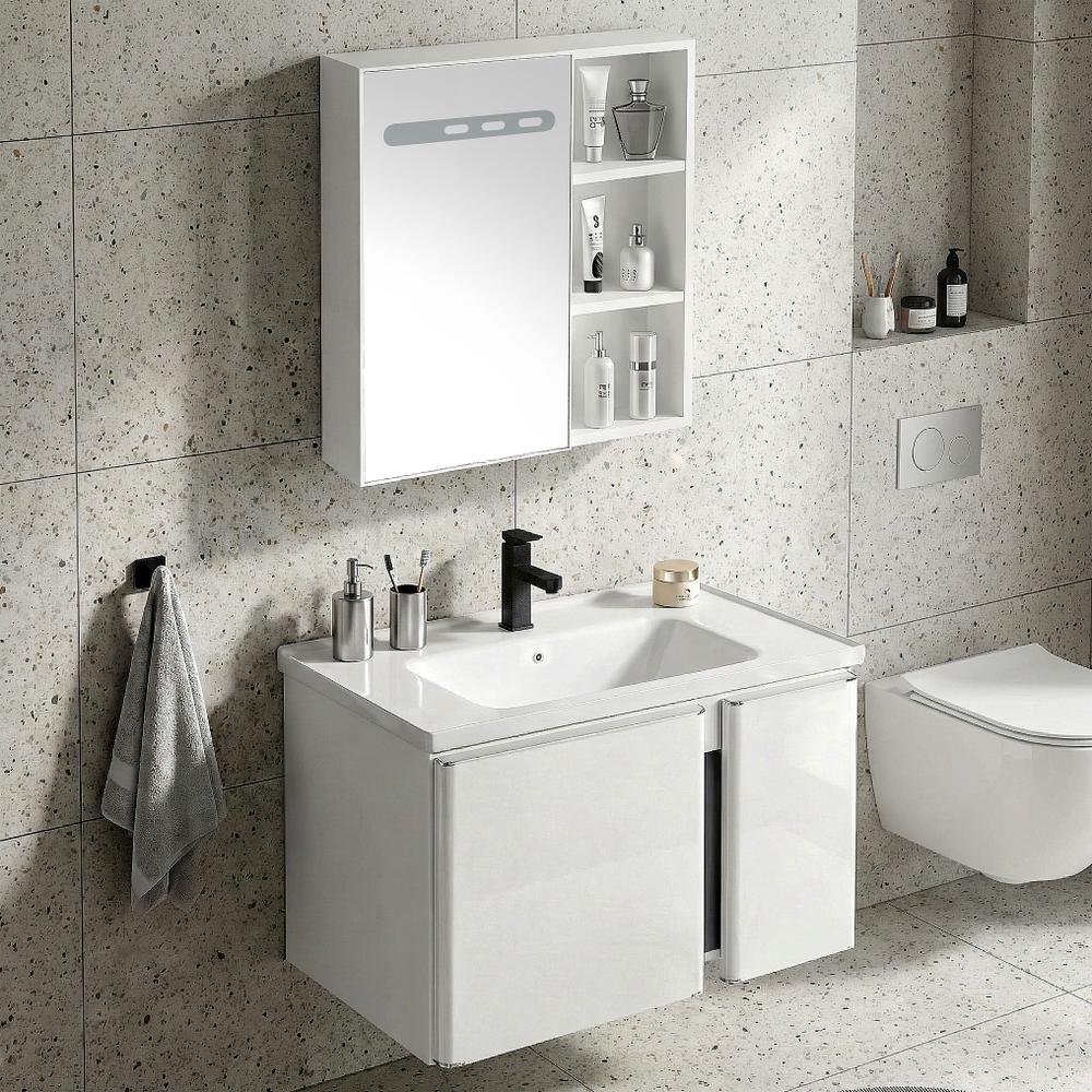 Set di mobili da bagno con lavabo Tula 60cm White