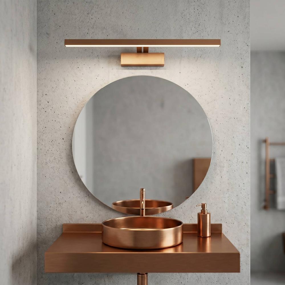 Kinkiet łazienkowy LED SWE014-1W 58cm Miedź szczotkowana
