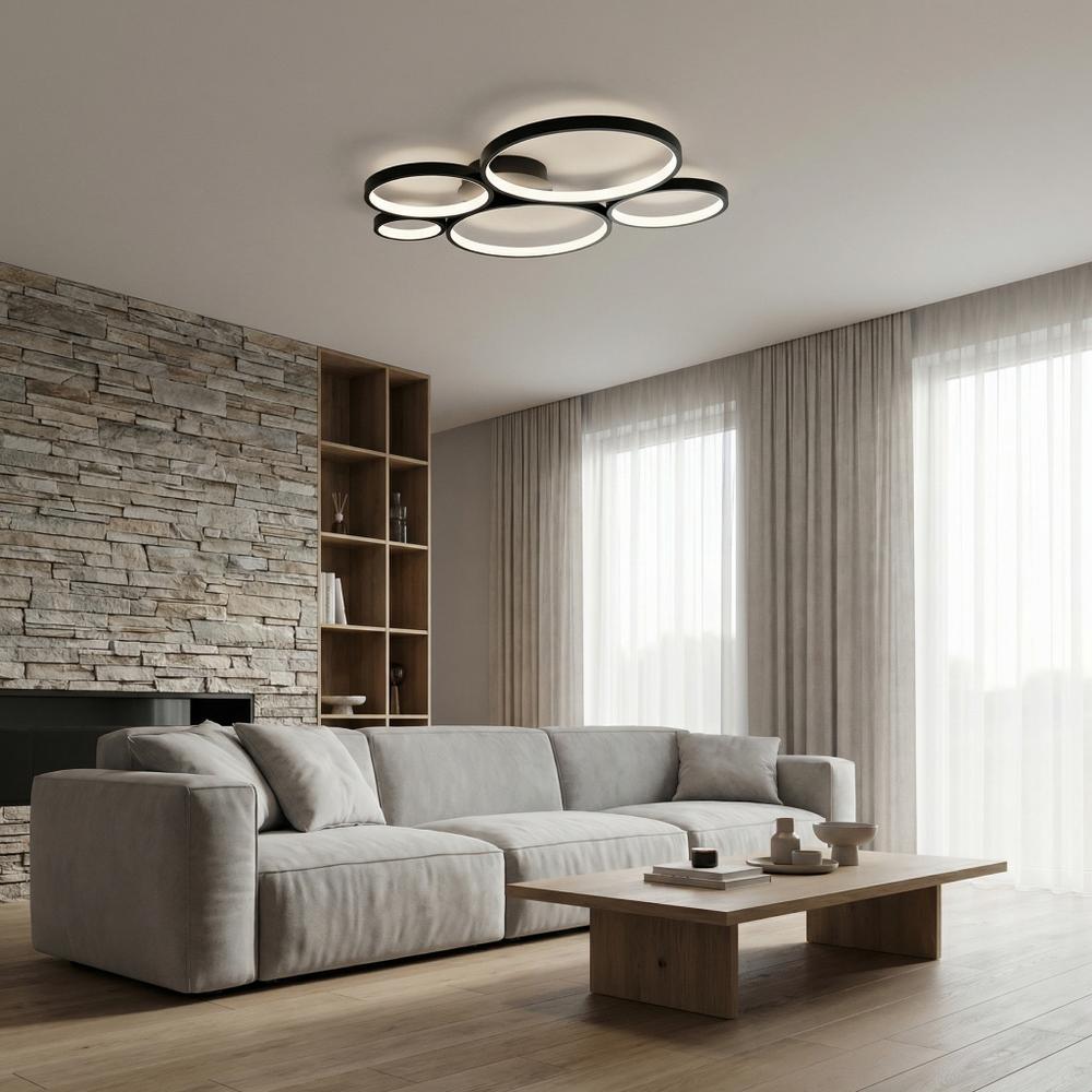 Lampa sufitowa LED APP1911-C Czarna