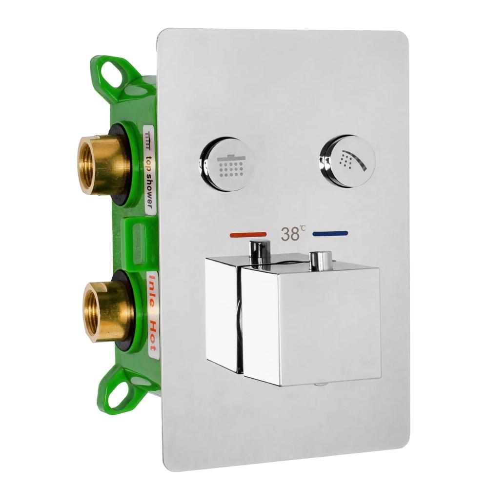 Kit de douche encastré Rea FENIX DAVIS CHROM  BOX