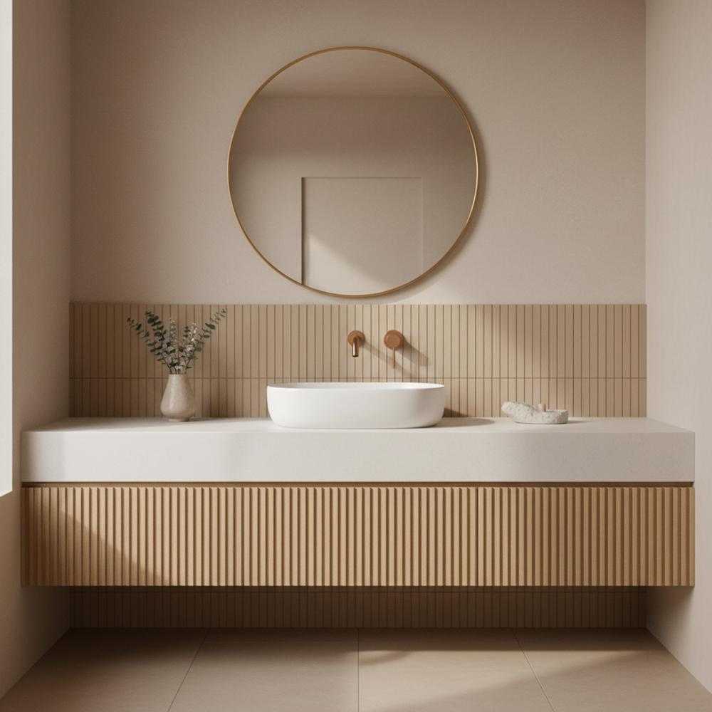 Falra szerelhető csaptelep Rea Clif Brush Copper