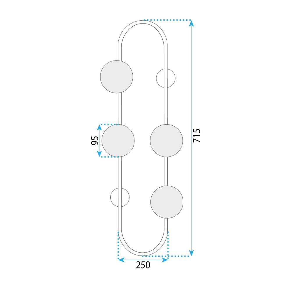 Лампа APP1144-4W złota