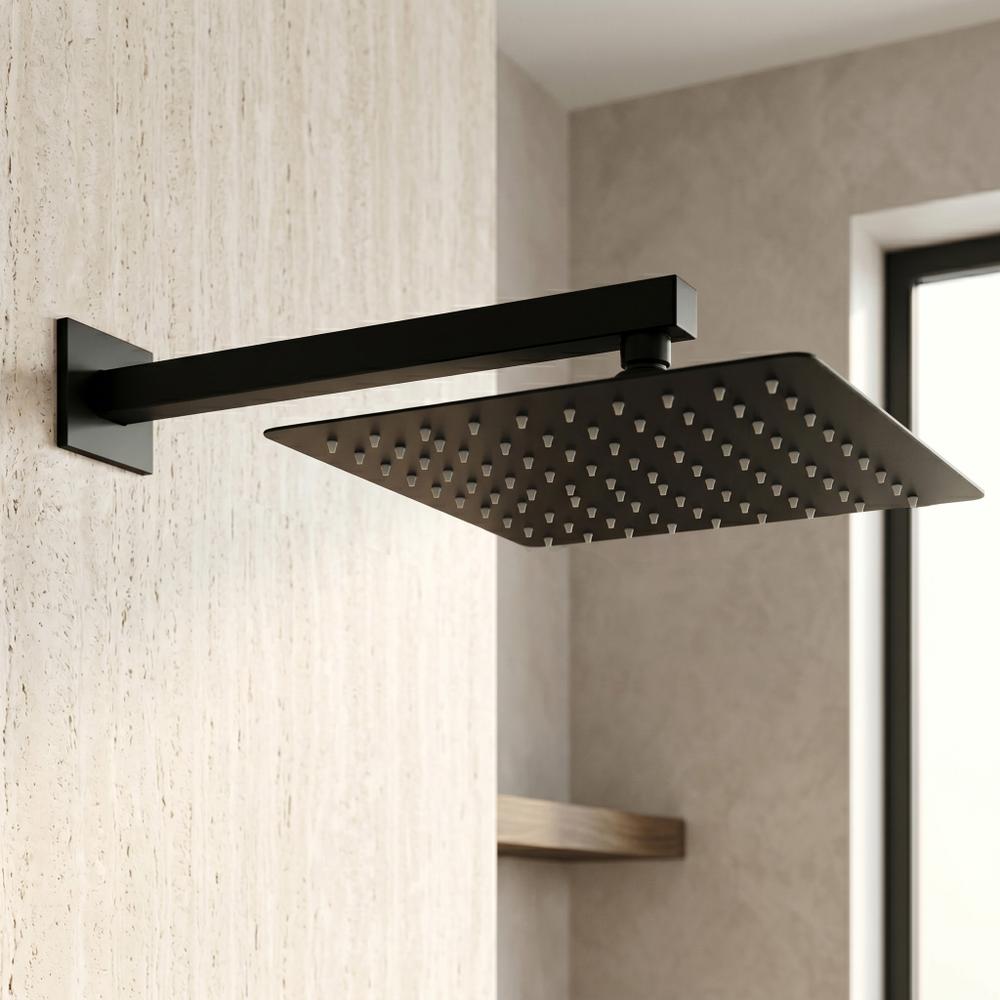 Kvadrātveida dušas galva REA JS-P015B 30cm Black