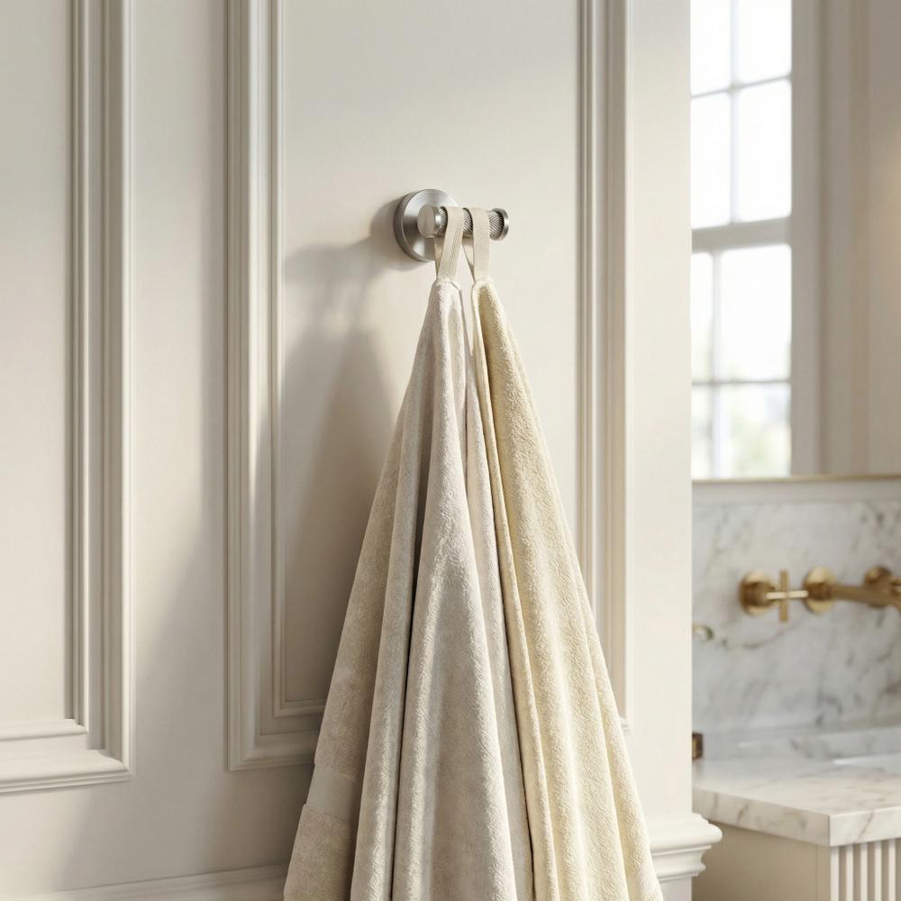 Crochadóir dúbailte 6612 Modern Brush Nickel