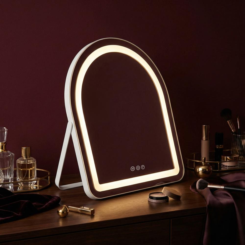 Oglindă LED GLAM White 40x45cm
