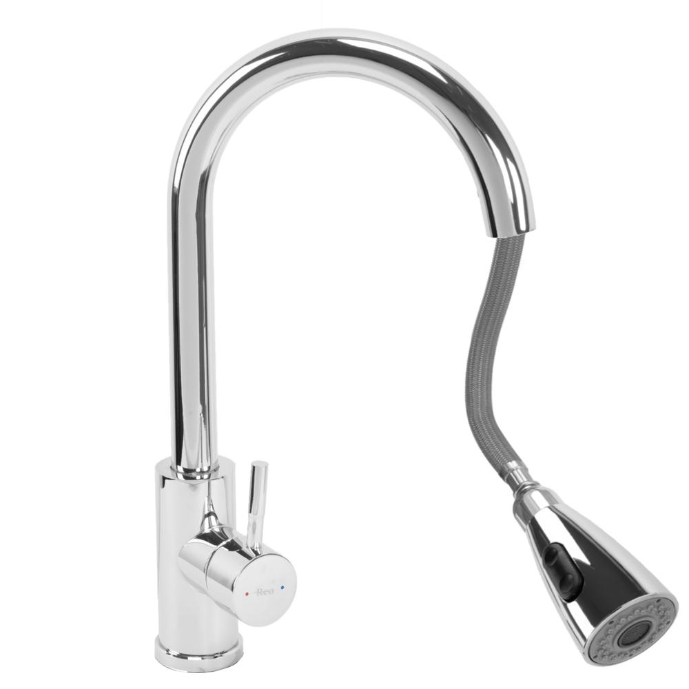 REA CROSS CHROME virtuves jaucējkrāns