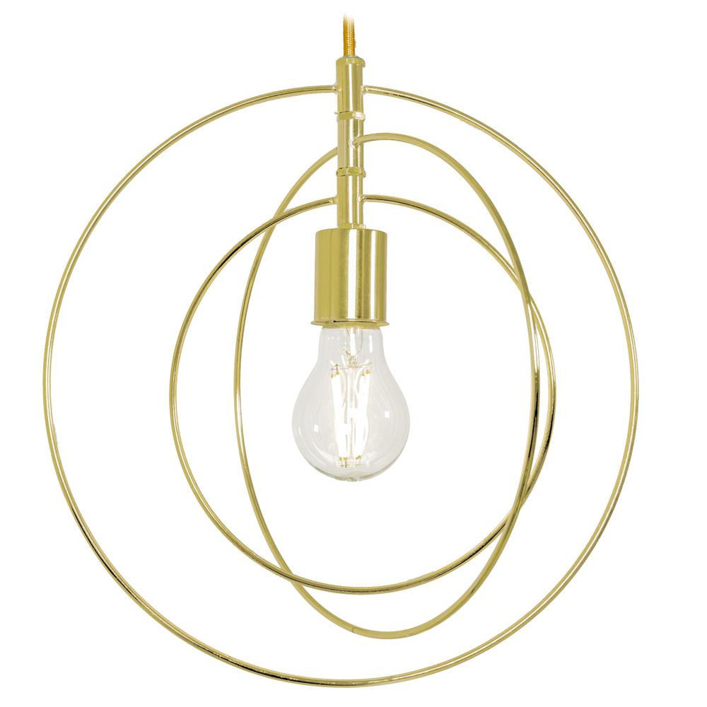 Hängelampe Ring Metall Gold APP286-1CP