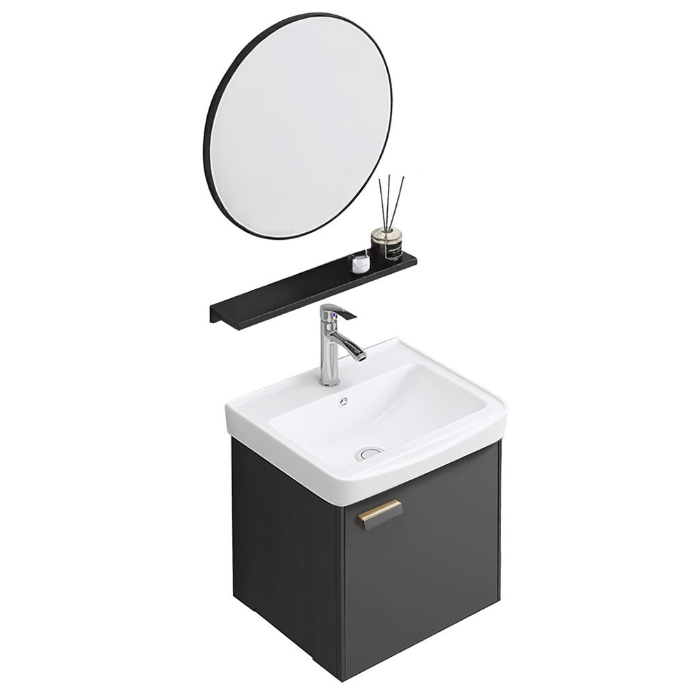 Conjunto de móveis de banheiro Molly 40cm Grey