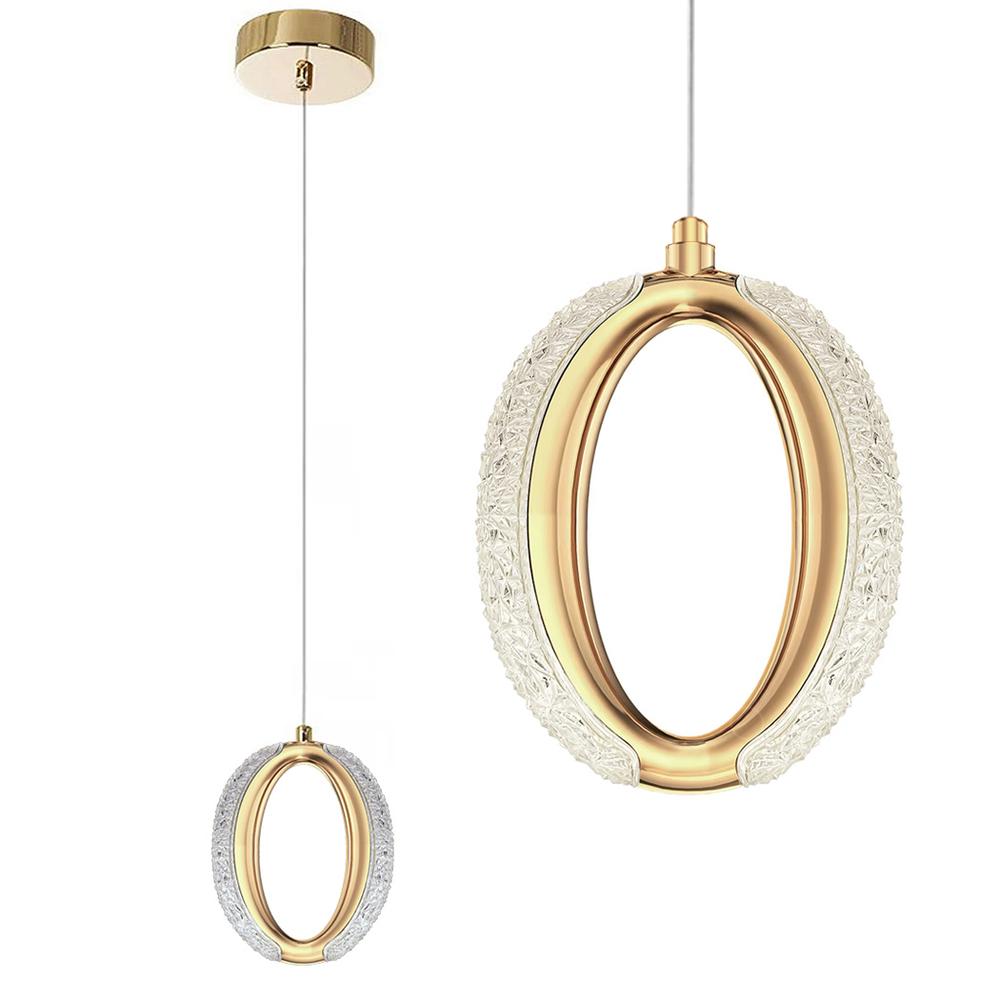 Kristall-Hängelampe LED G114-1CP Złota