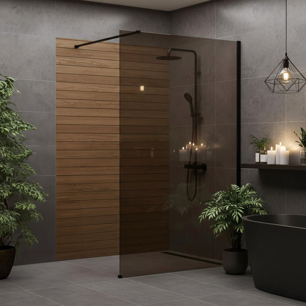 Zuhanyfal Rea Flexi Brown / Black 140