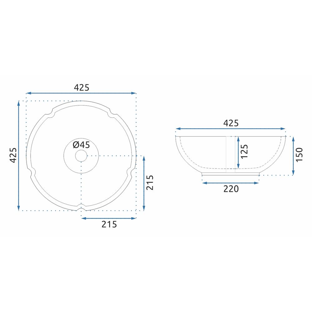 Vivien nadgradni umivaonik