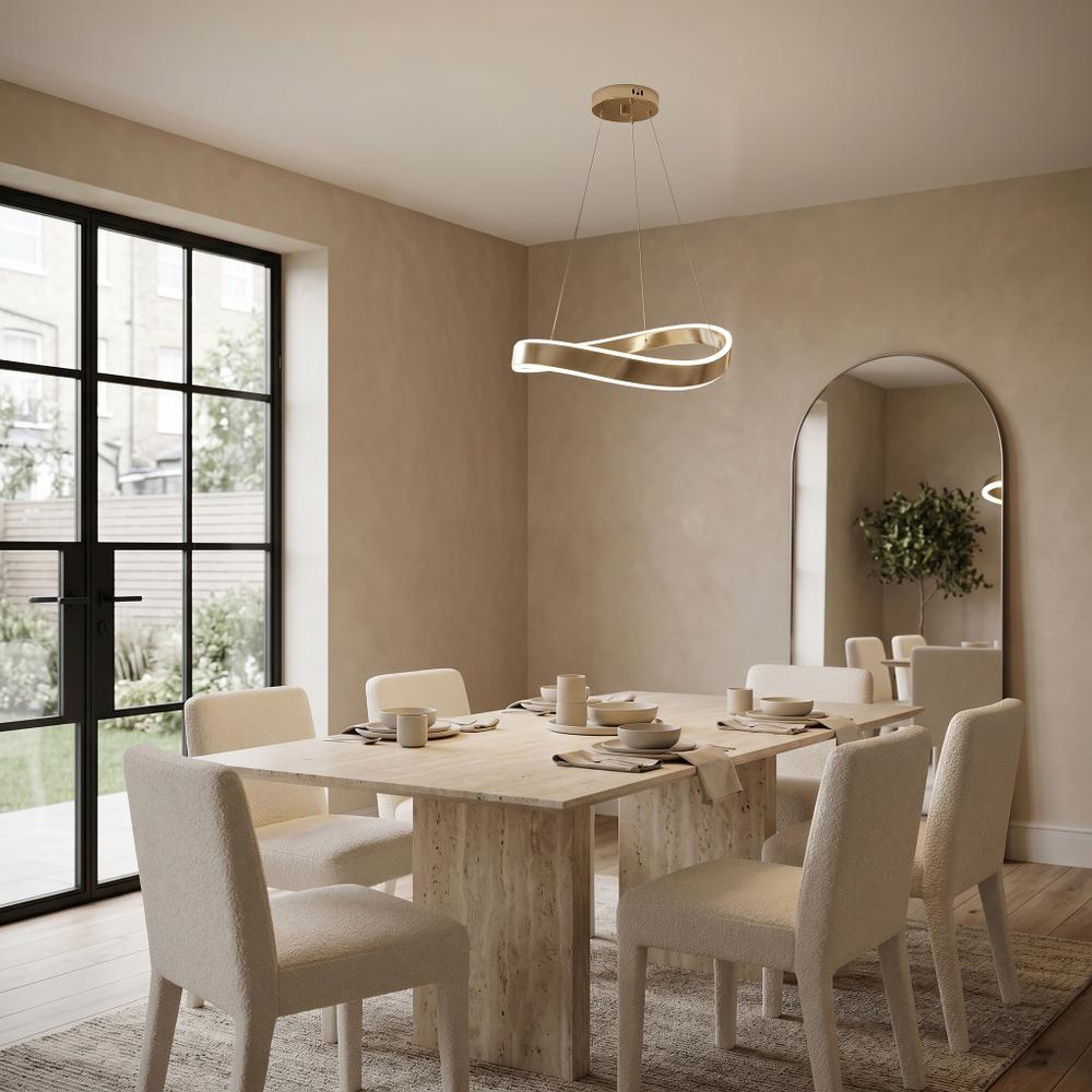 LAMPA SUFITOWA WISZĄCA SWE064-CP 40cm ZŁOTA