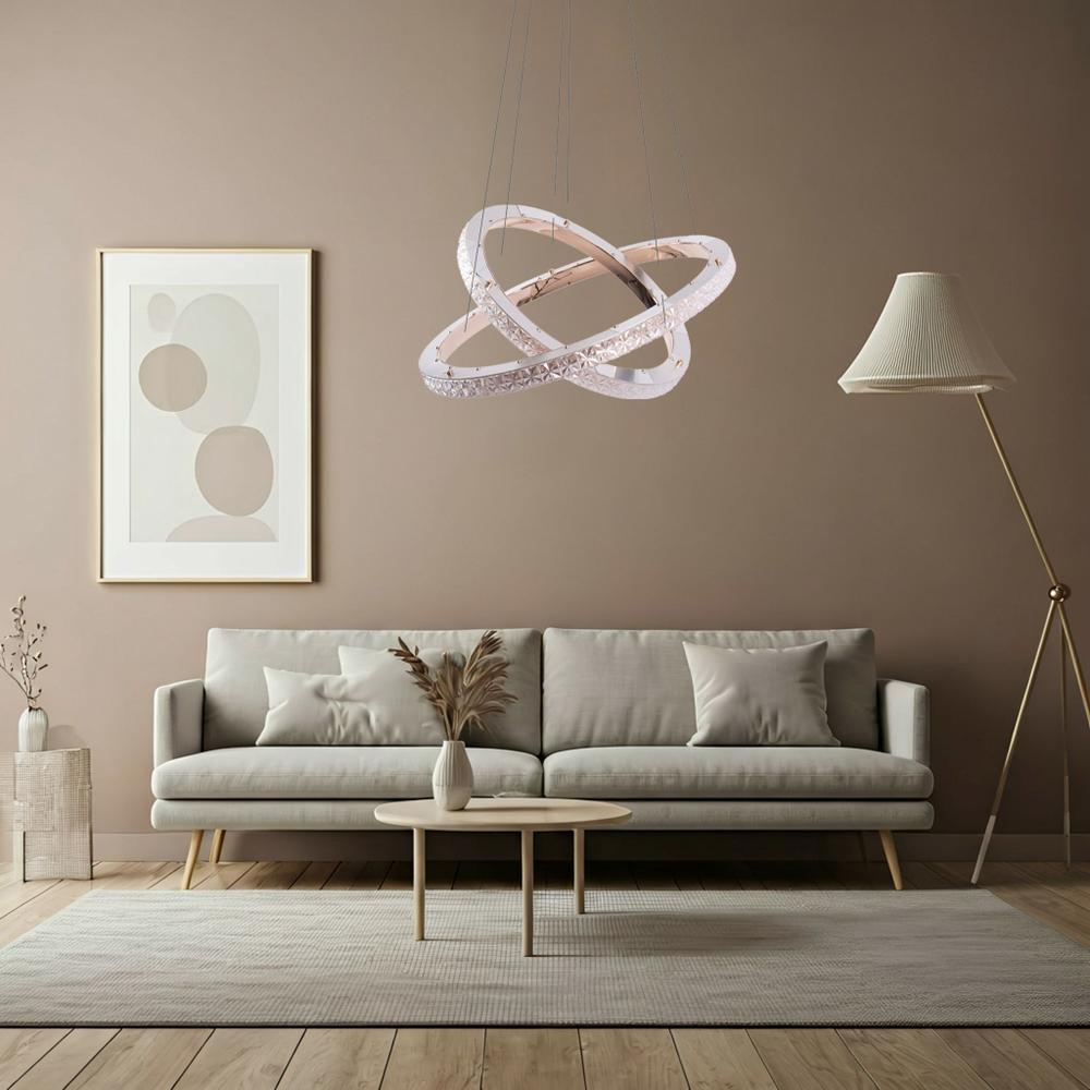Lampe LED MS011-CP ROSE GOLD 59cm