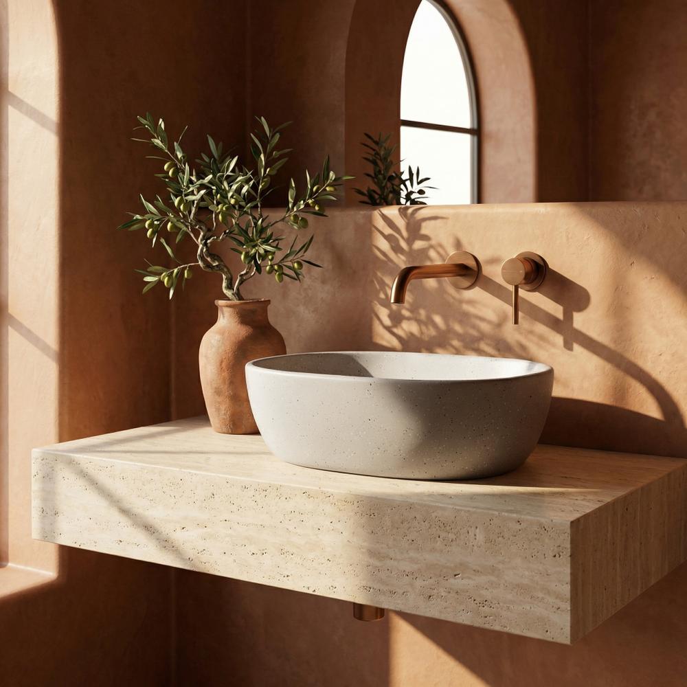 Countertop washbasin Rea Amelia Sandy
