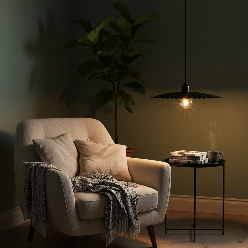 Lampe APP1289-1CP Black