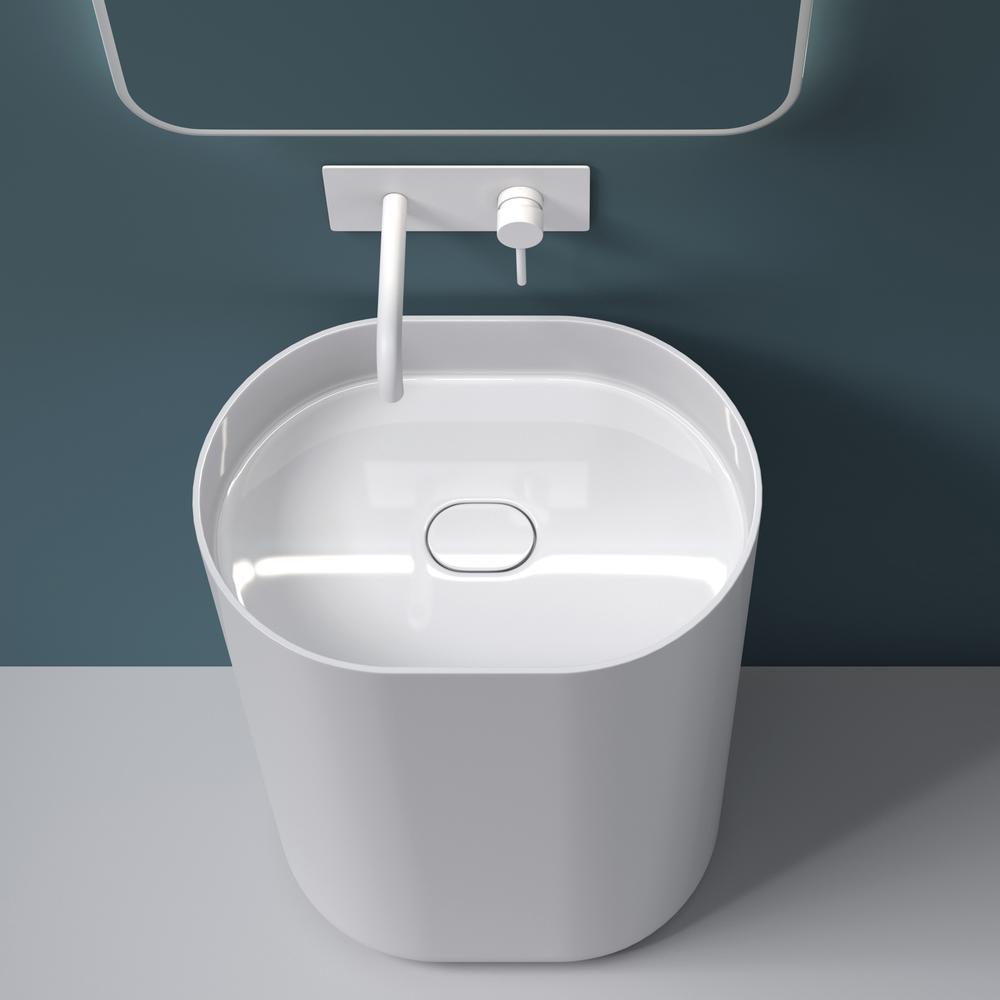 Freestanding Conglomerate washbasin DOLCE