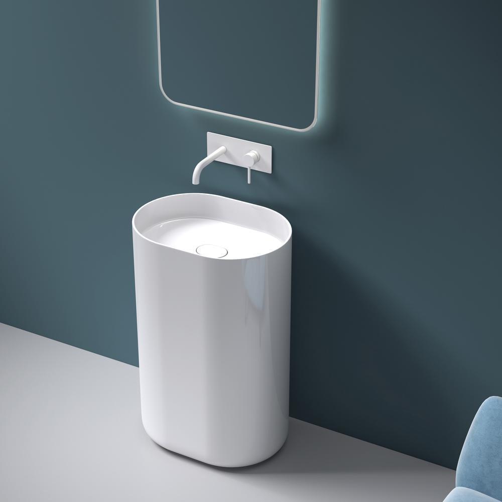 Freestanding Conglomerate washbasin DOLCE