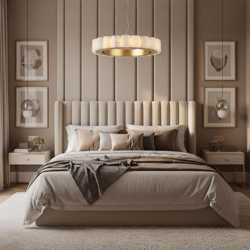 Deckenleuchte APP1801-CP 50 cm Brush Gold