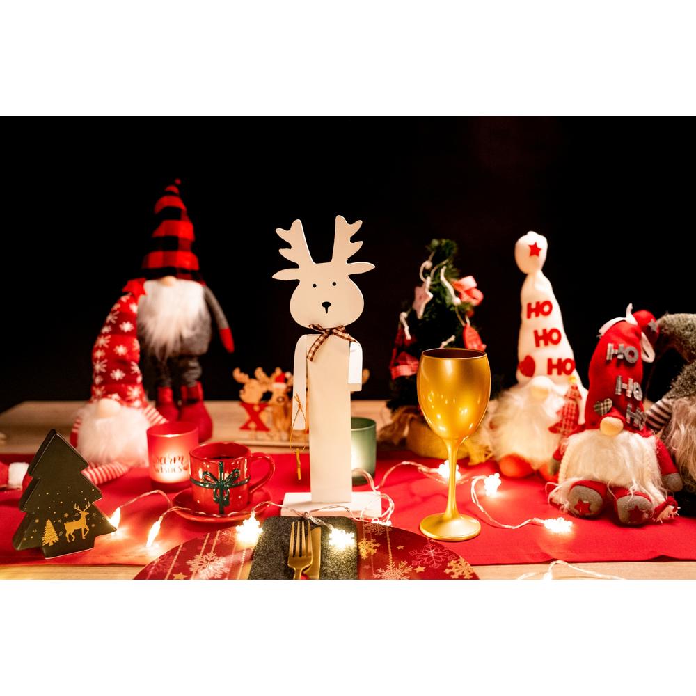 Drewniany Renifer Świąteczny 35cm 301036