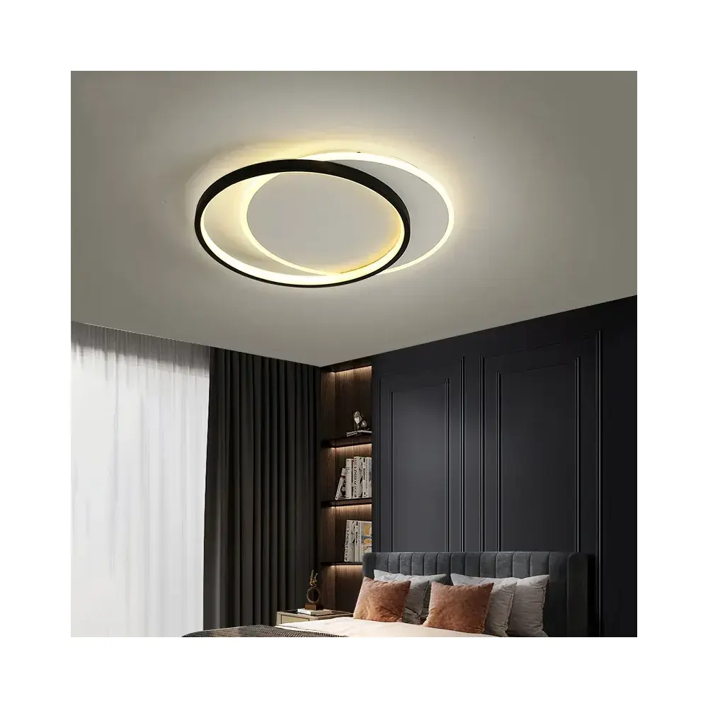 Ceiling lamp LHJ076-C BLACK 40 CM LED
