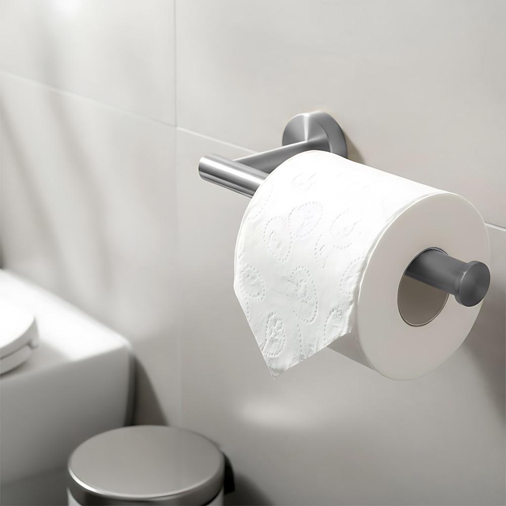 Zestaw akcesoriów łazienkowych Ari Nikiel Szczotkowany 4 elementy