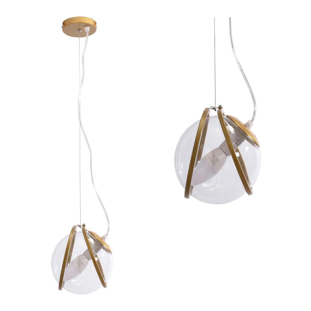 Deckenlampe APP1089-1CP GOLD TRANSPARENT