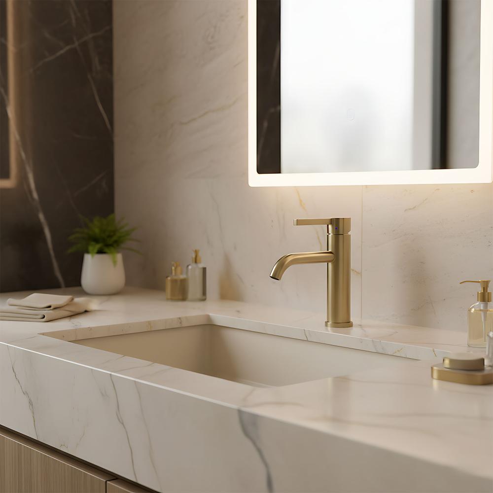 Bathroom faucet Rea Foster Brush Gold Low