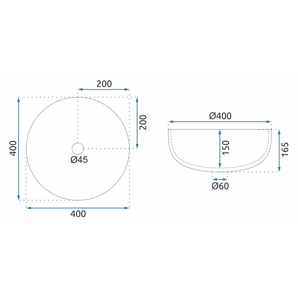 Lavoar pe blat Rea Sue Transparent