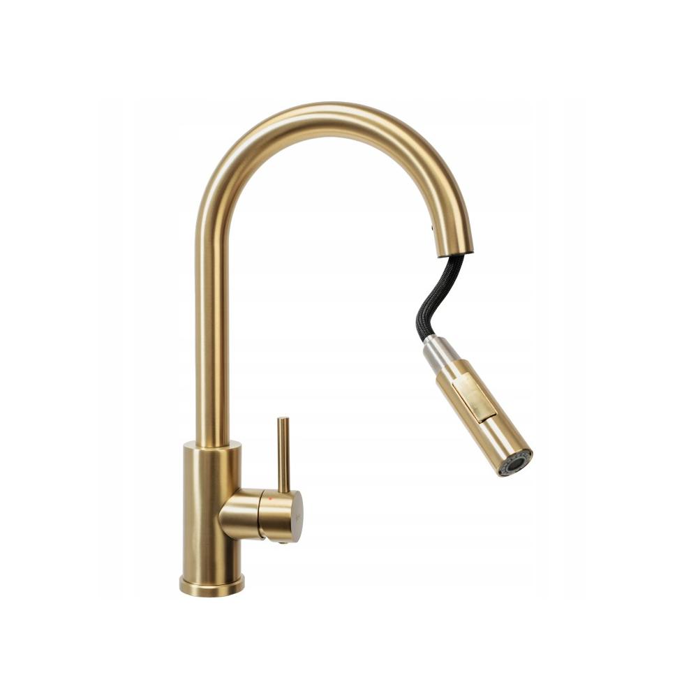 Kuhinjska slavina Rea Fresh Touch Brush Gold