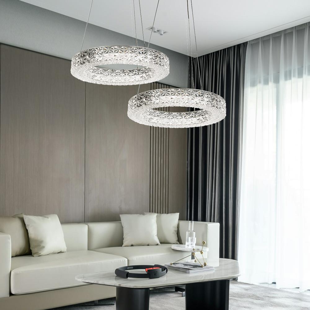 Lampe LED MS004-CP 40cm CHROME