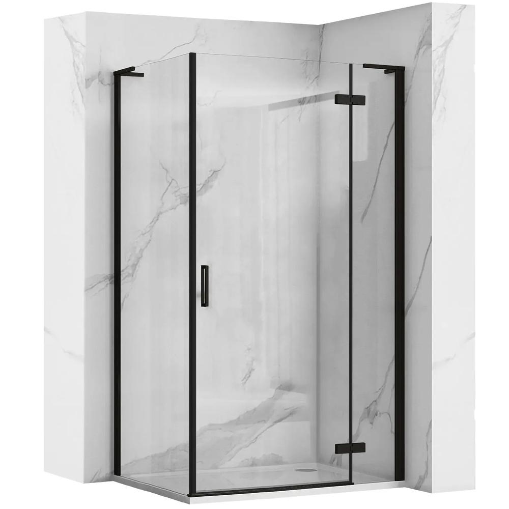 Shower enclosure REA Hugo Black 100x90