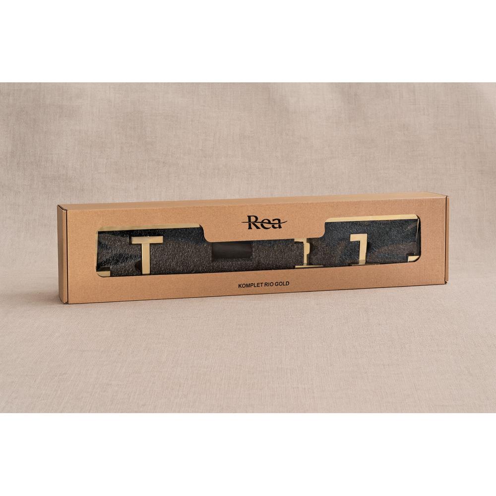 Kylpyhuonetarvikesetti Rio Gold 4 osaa