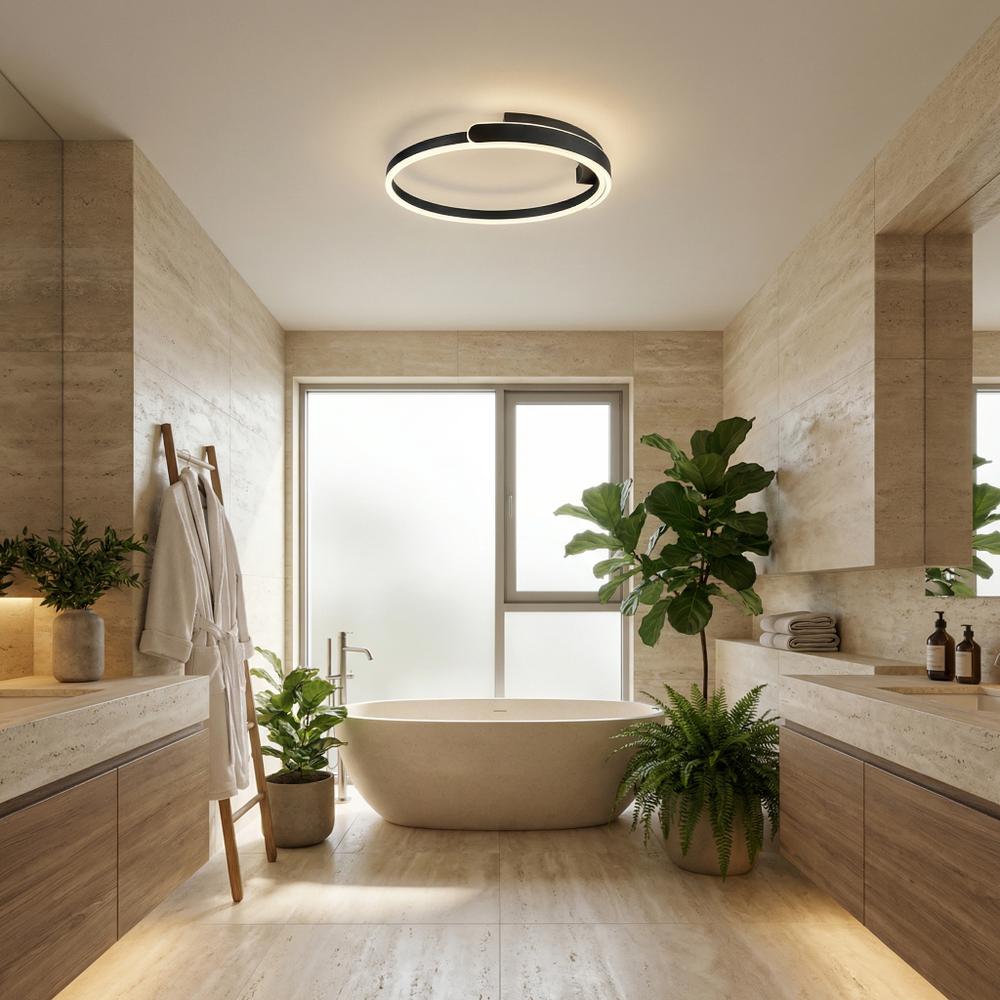 Lampa sufitowa LED APP1925-C Czarna