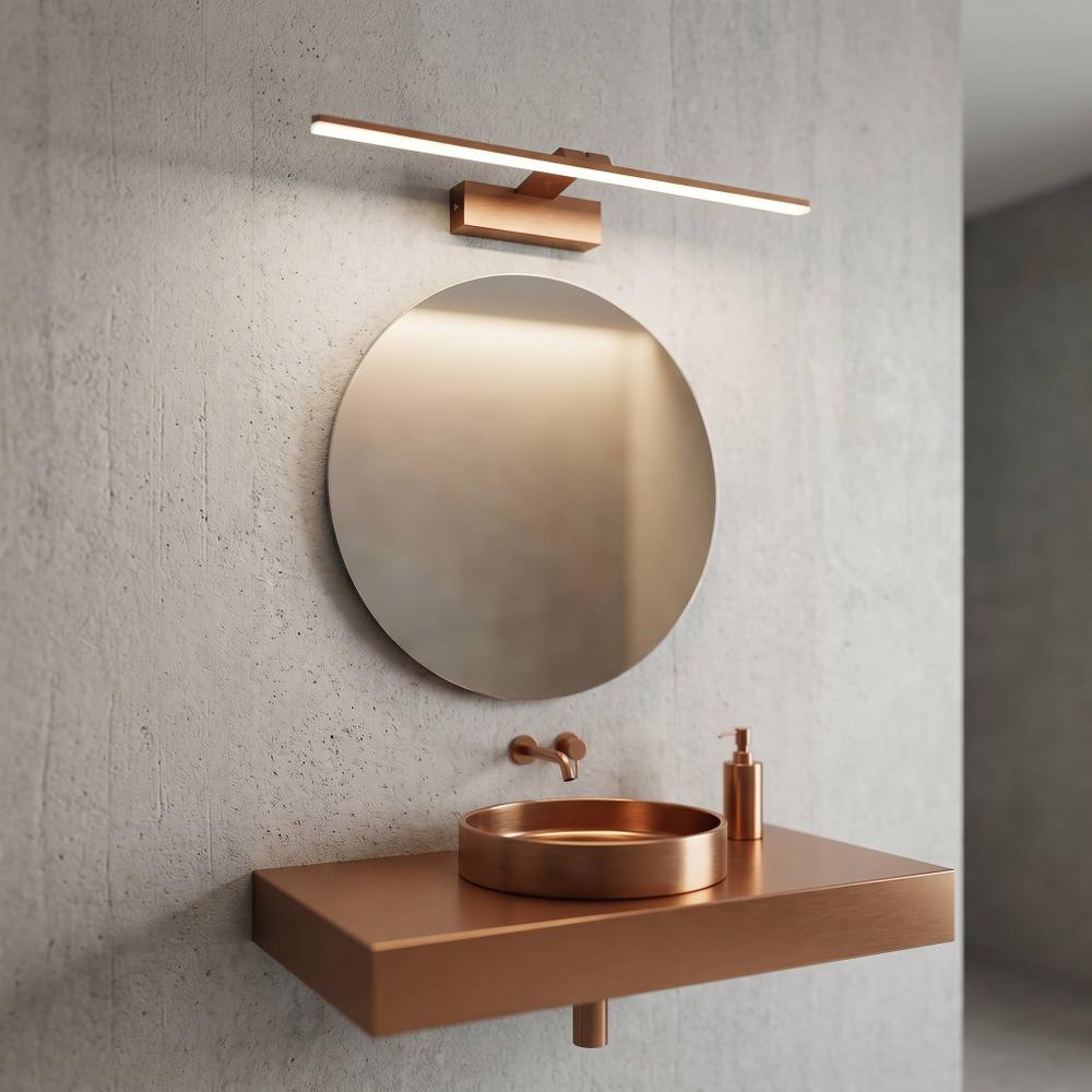 Kinkiet łazienkowy LED SWE014-1W 58cm Miedź szczotkowana