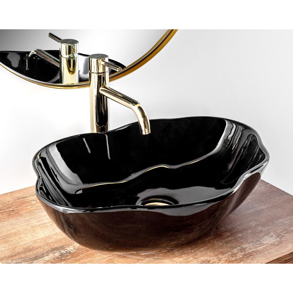 Lavoar pe blat Rea Pearl Black