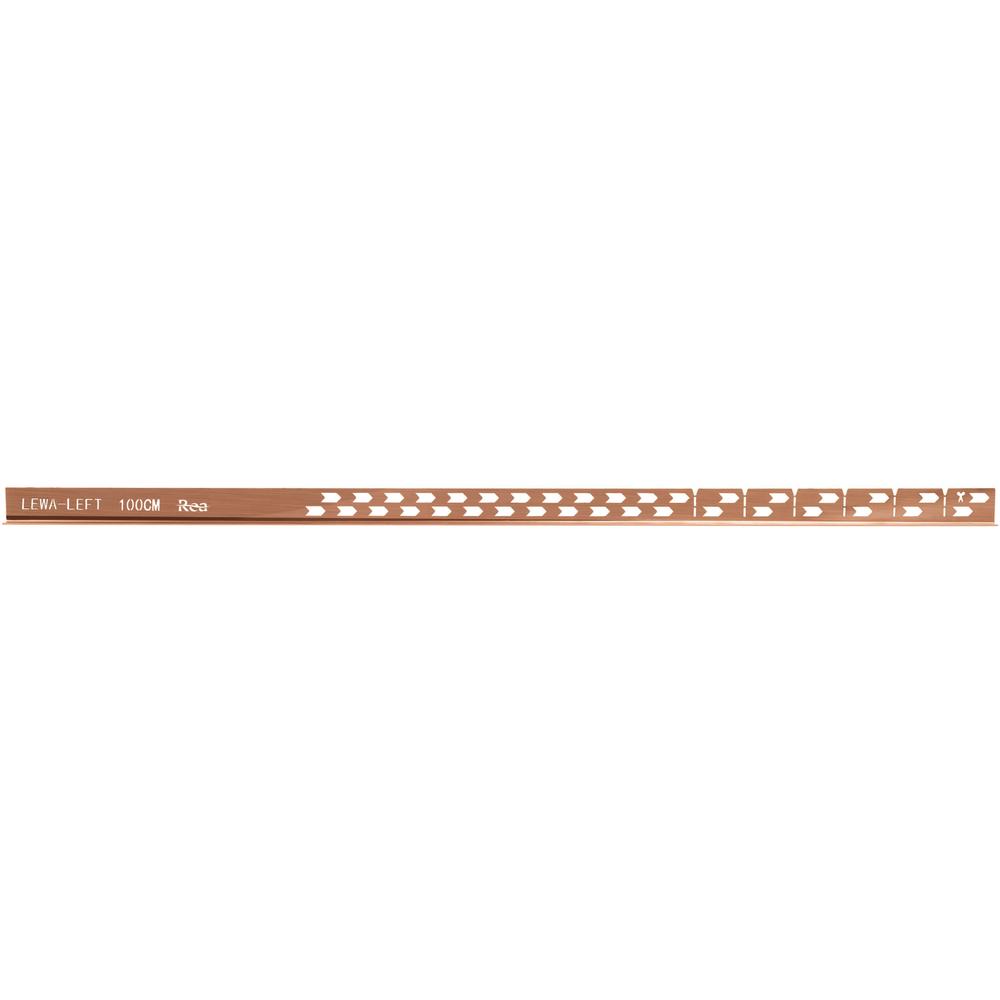 Spádová lišta sprchovej vaničky 120 cm Brush Copper
