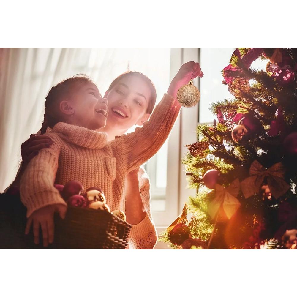 BOMBKI CHOINKOWE MIX 72SZT 311435