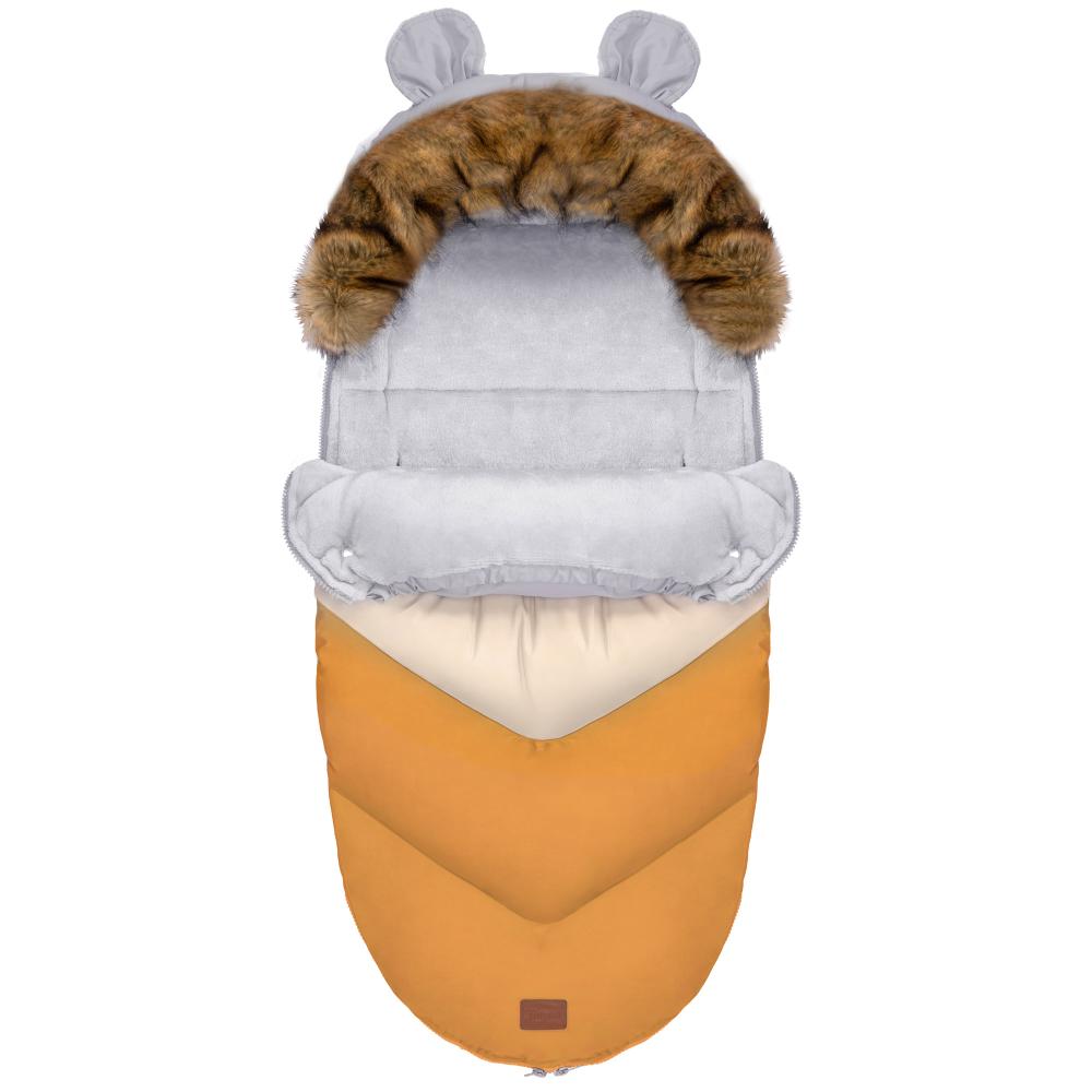 Śpiworek dziecięcy Teddy PRO-V Pastel pomarańczowy