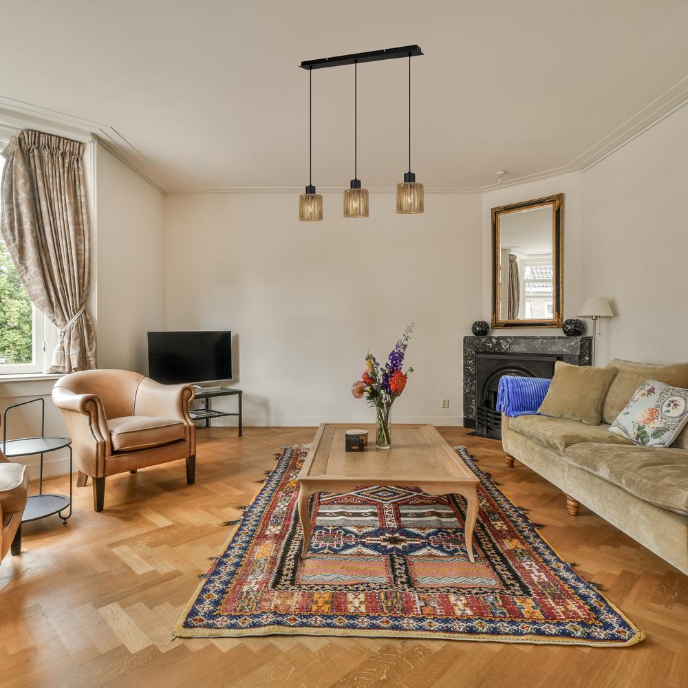 Hängelampe  APP1821-3CP NATURE BLACK