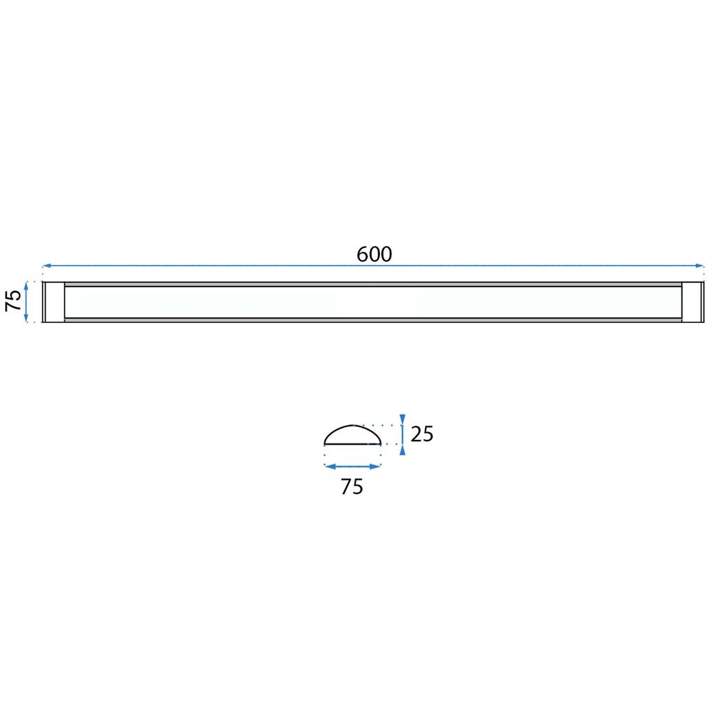 Panel LED 60cm Biały 18W