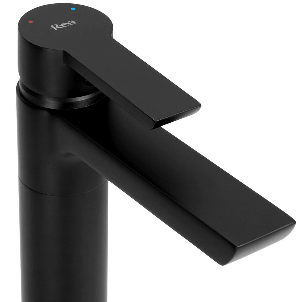 Rea Argus Black Low slavina za umivaonik