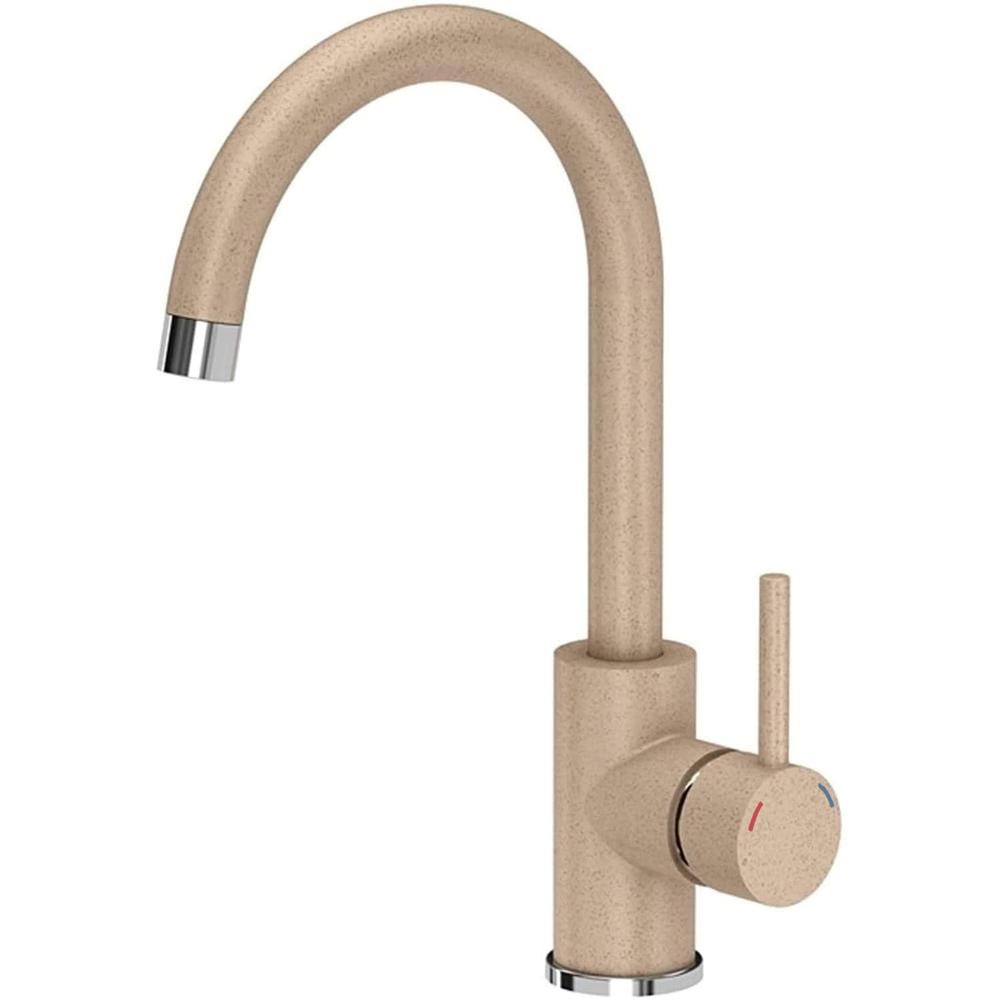 Granito kriauklė Nils Smėlio spalvos 5in1