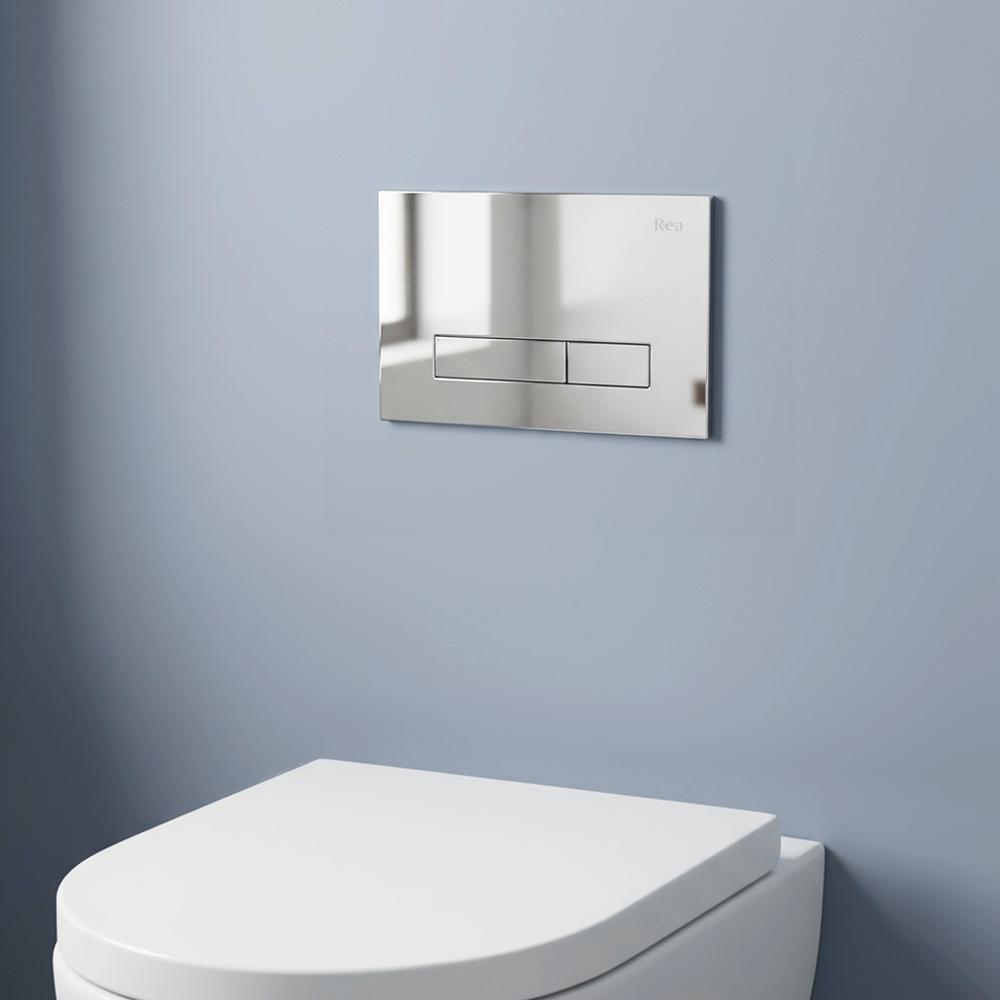 Toilet Flush Button Rea HD K011A-Q Chrome