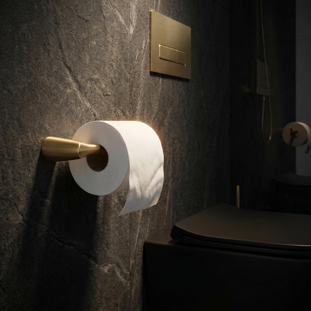 Uchwyt na papier toaletowy 16205 VIBE Złoty Szczotkowany