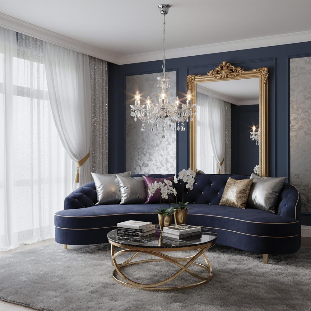 Deckenleuchte EBT001-5CP TRANSPARENT