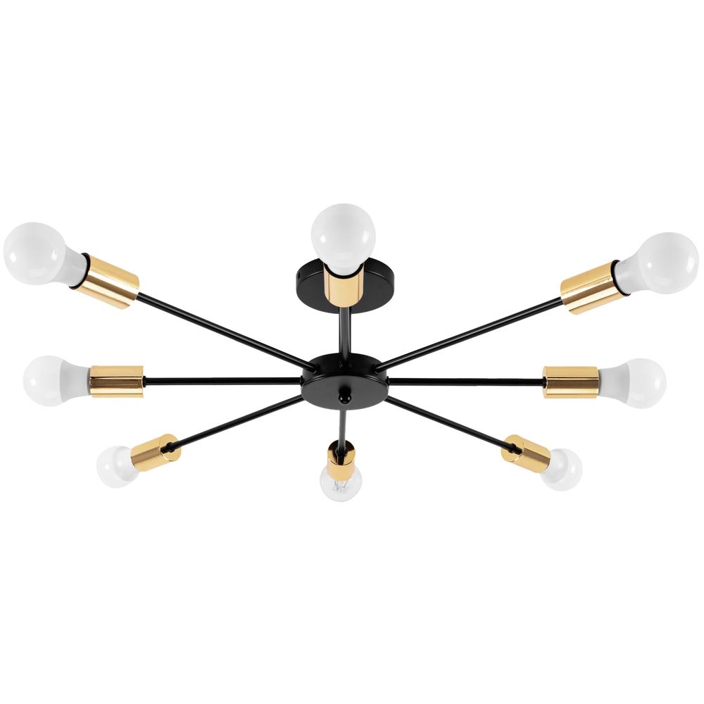 Lampe Spider 8 Black Gold APP502-8C