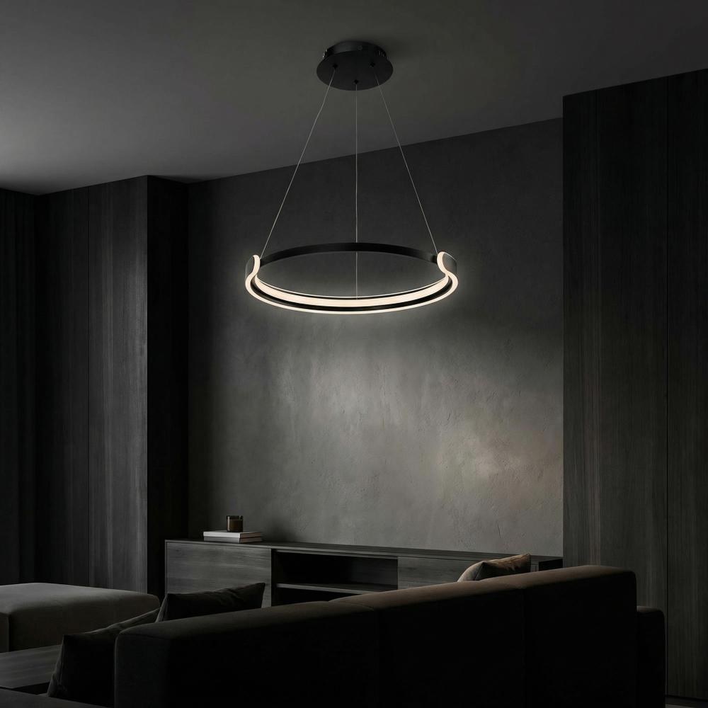 Lampa sufitowa LED APP1927-CP Czarna