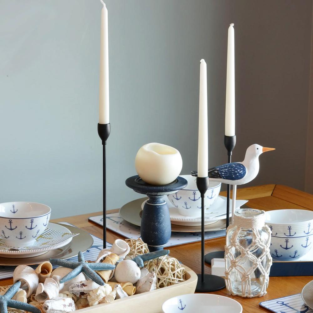 Świecznik Czarny Komplet 3 szt. KCH004-B