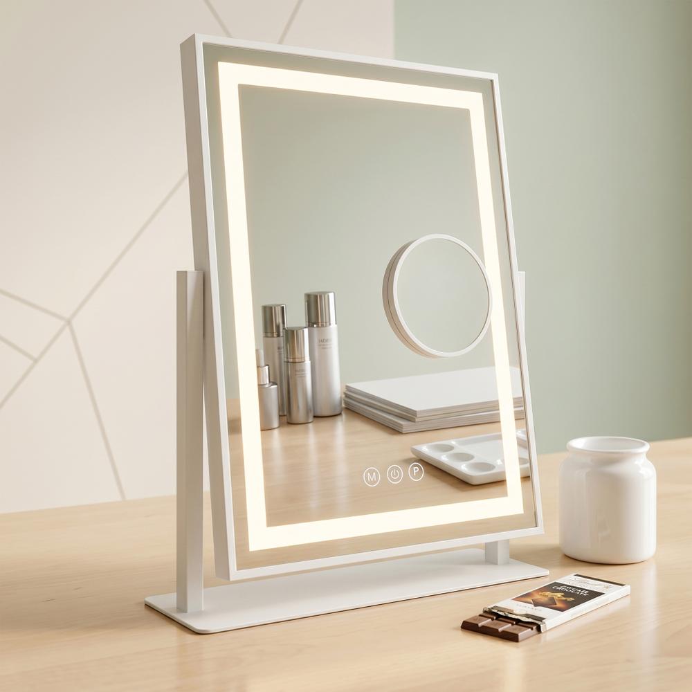 Lustro LED LUMI White 30x40cm